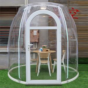 Quality Wind Resistance Plastic Dome Tent Solid Sheet Patio Bubble Dome wholesale