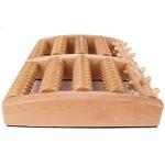 Large Manual wooden foot massager , 18 separate nubs wooden foot roller