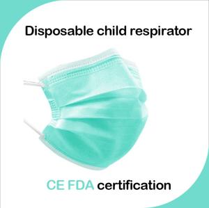 Quality 4-Layer Pediatric Face Masks , Lovely Pattern Children's Disposable Face Masks wholesale