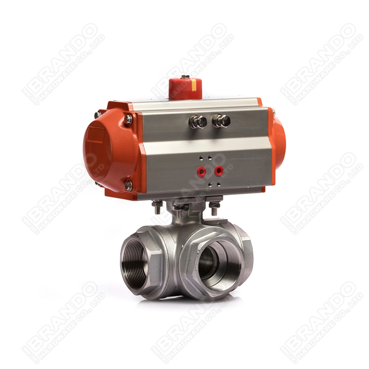 Pneumatic Actuator Butterfly Valve With Limit Switch Solenoid Valve