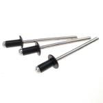 Black Painted Pop Rivets Aluminum Fastener 5052 Steel Mandrel