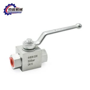 Quality Ball Valve KHB 3-Way Shut-Off Ball Valve Made Of Carbon Steel For Gas / Water / Oil wholesale