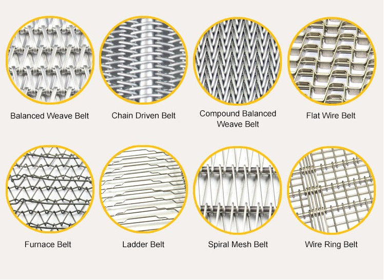 Chain Drive Stainless Steel Wire Belt Oxidation Proof Customizable Size