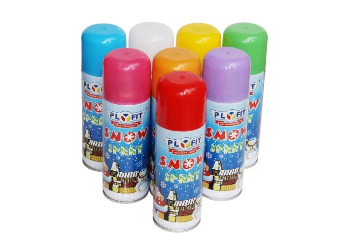 PLYFIT 250ml Party Snow Spray Supplies Eco Friendly white color OEM