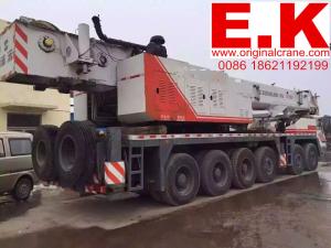 Quality 2008 130ton Hydraulic truck crane ZOOMLION crane machinery mobile crane QY130H wholesale
