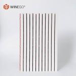 Custom Color Grooved Acoustic Wood Wall Panels 15mm For Aesthetically Spaces