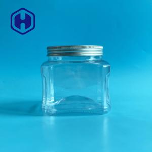 Quality 1260ml 43oz Plastic PET Canisters Aluminum Lid For Oat Meal Nut Meat wholesale