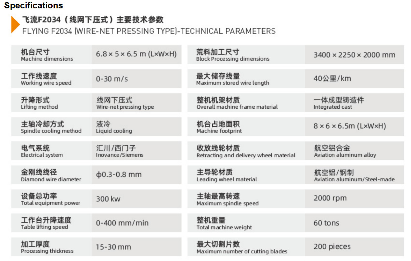 Block Cutting Marble Granite Super Thin Diamond Wire Stone Processing Equipment