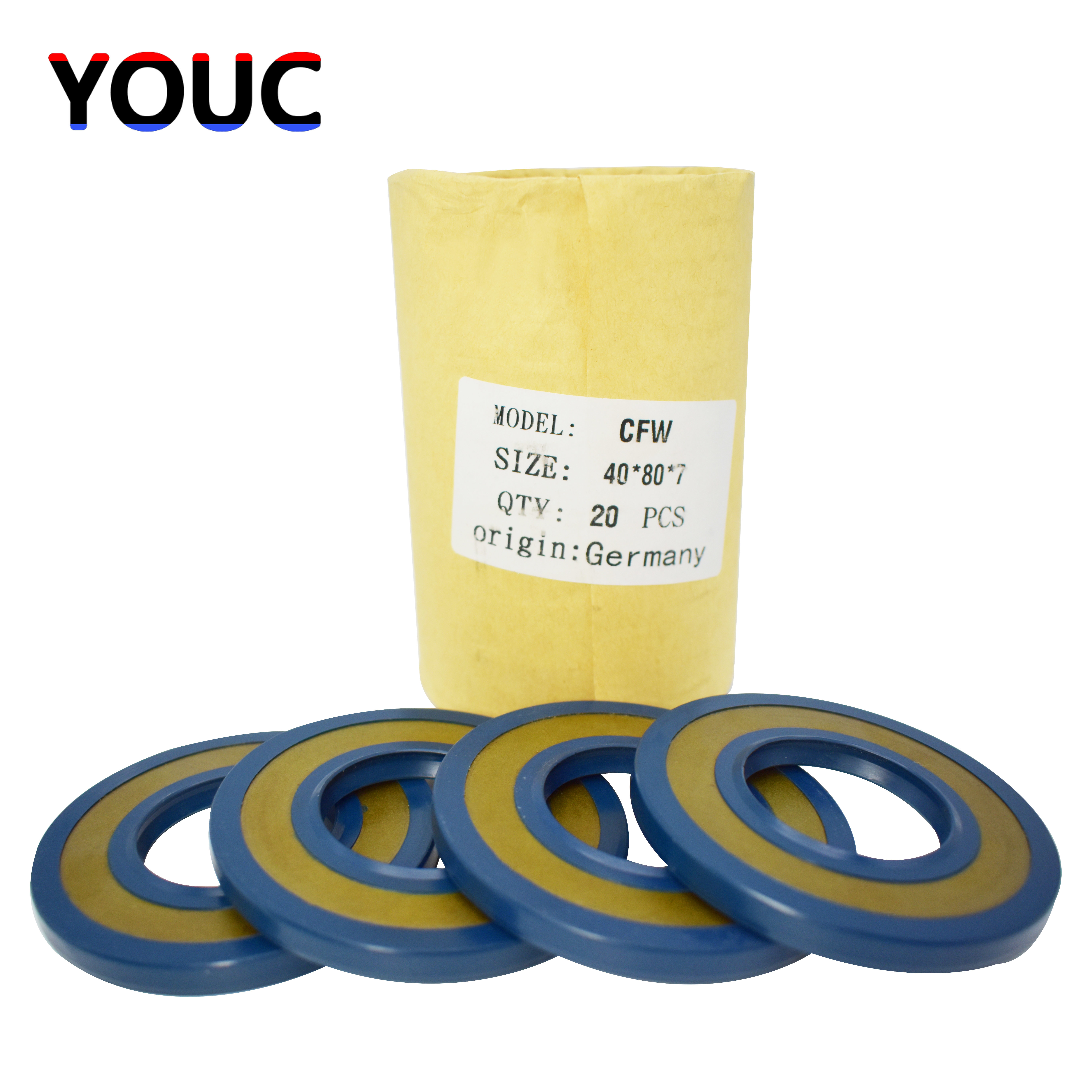 CFW TCV Metric Shaft Seal Double Lip Oil Seals 40mm X 62mm X 6mm For Hydraulic Sealing