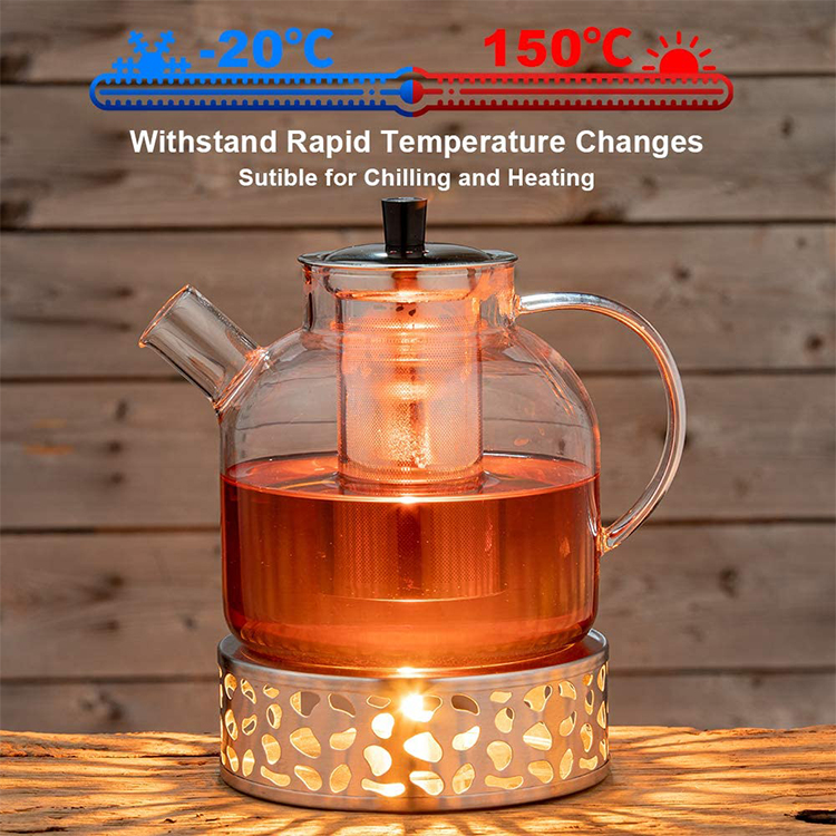 50 oz Clear Kettle Cup Set for Coffee Transparent and Logo Customize Logo Acceptable
