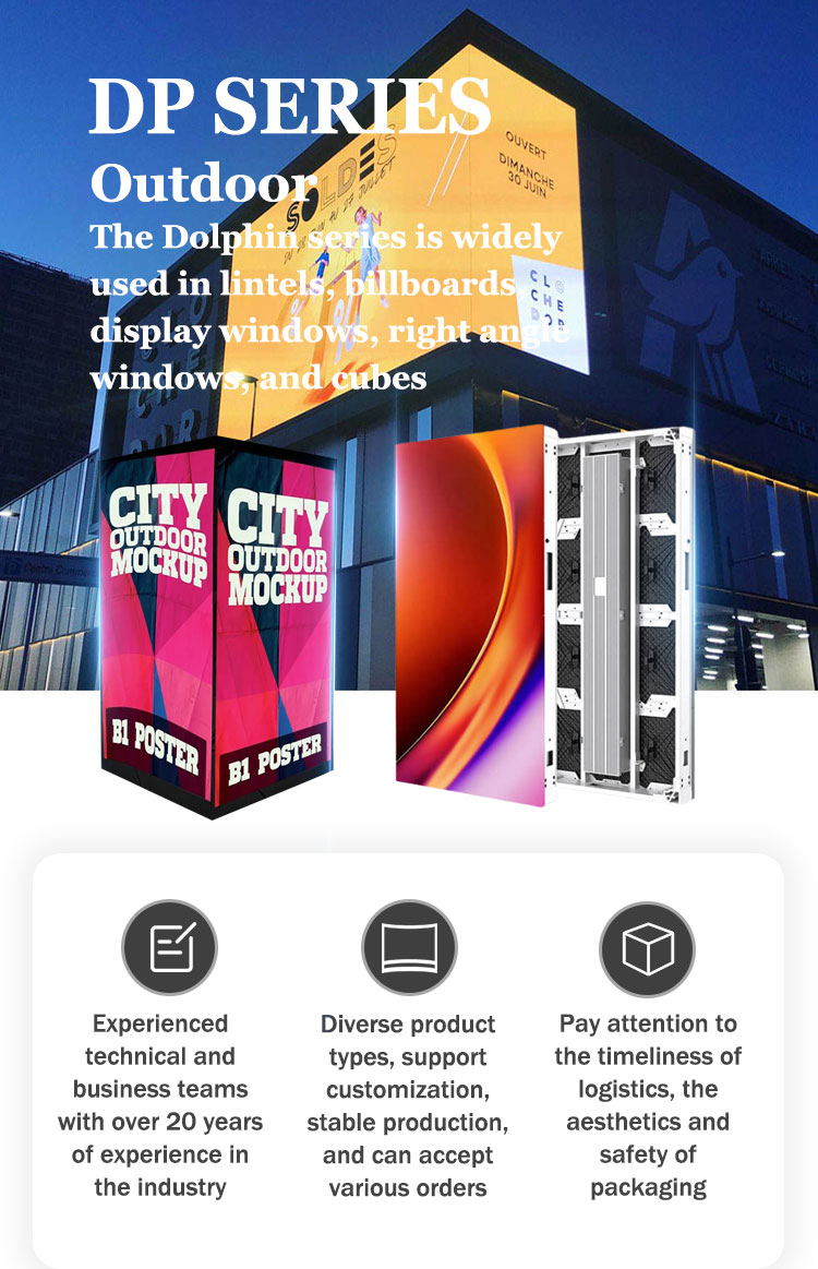 Outdoor Full Color P8 P10 LED Video Wall With Linsn Novastar Controller