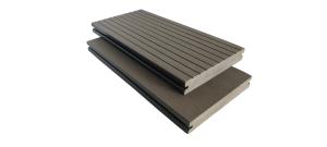 Quality Grooves 2.2meter 150mm 25mm WPC Solid Decking wholesale