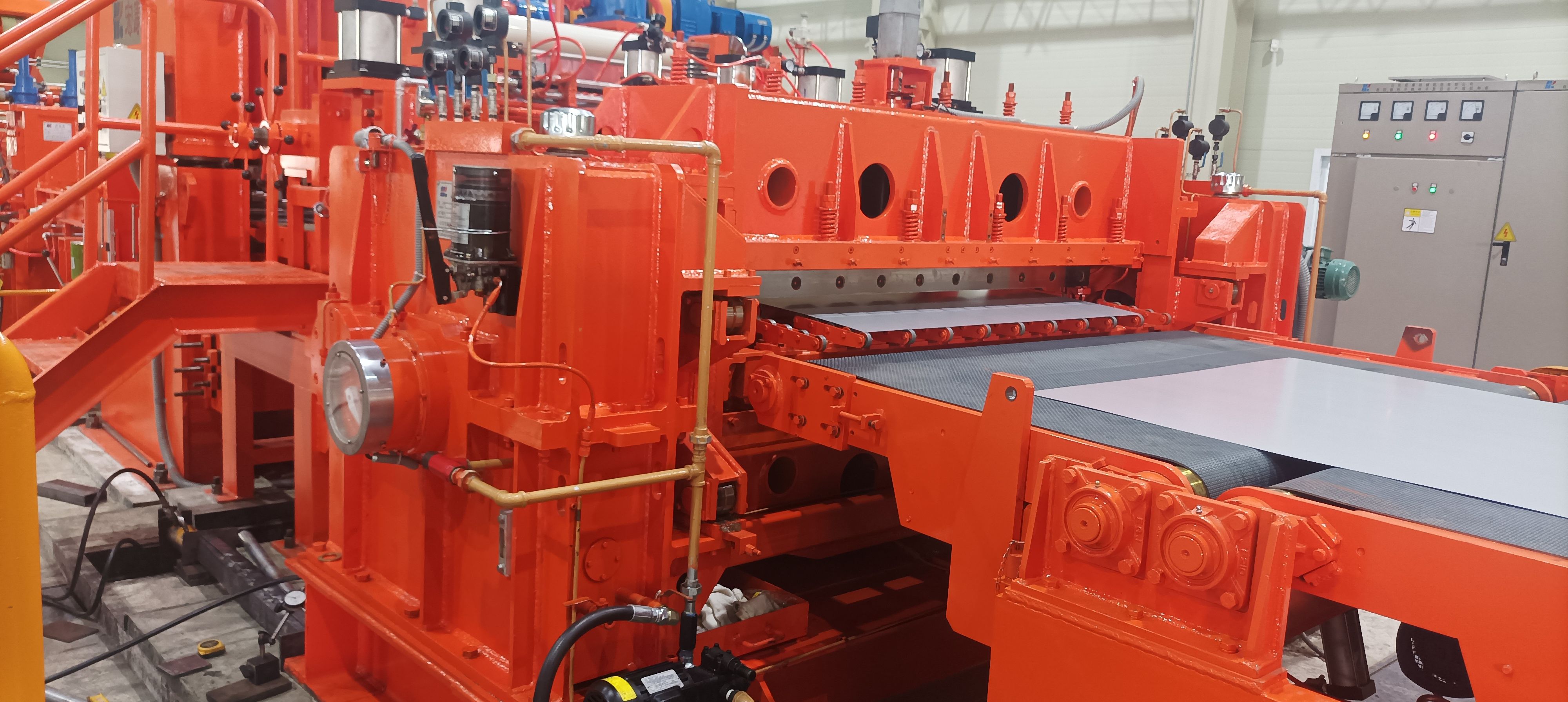 12000 Mm Cutting Width Steel Coil Cross Cutting Equipment For Manufacturing Plant