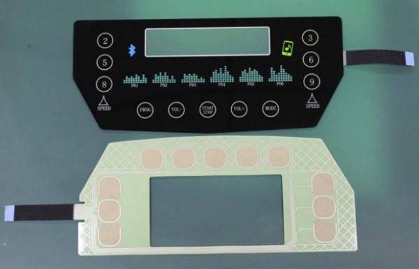 translucent black glass or PET Capacitive Membrane Switches, capacitive touch