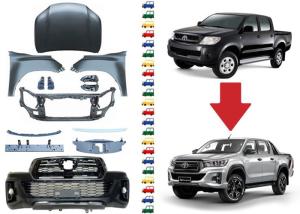 Quality Export Auto Parts Body Kits For Toyota Hilux Vigo 2009 2012 , Upgrade To Hilux Rocco wholesale