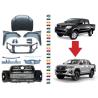Buy cheap Export Auto Parts Body Kits For Toyota Hilux Vigo 2009 2012 , Upgrade To Hilux from wholesalers