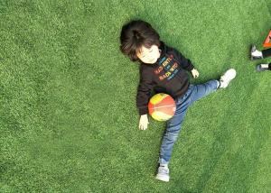 Quality Anti UV PE PP Football Stadium Pitch Realistic Artificial Turf wholesale