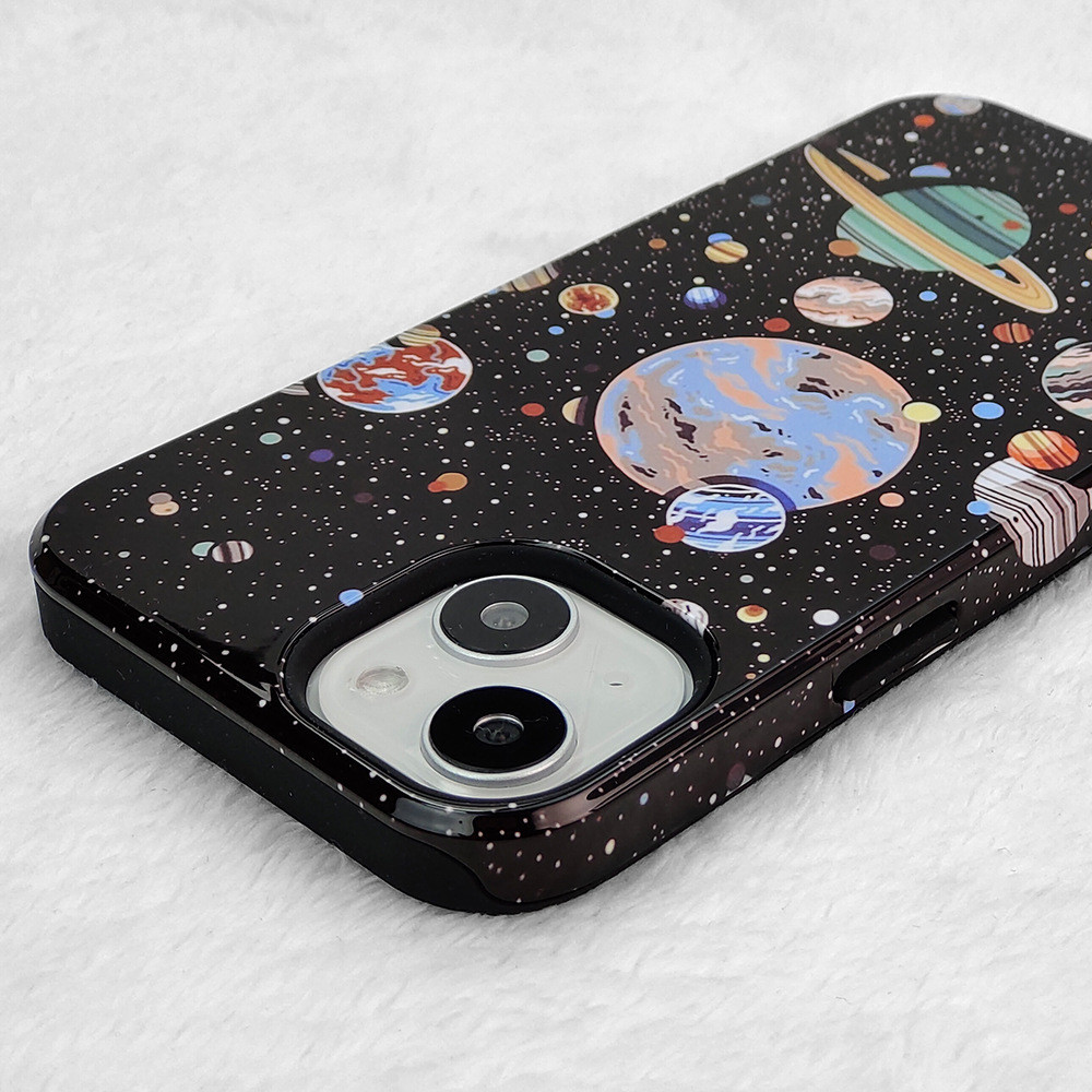 2 in 1 Magnetic Wireless Charging 3D Sublimation Tough Phone Case for iPhone 15 16 Pro
