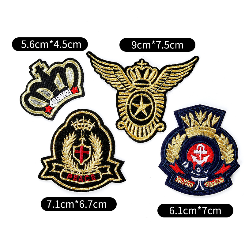 Custom Made High End Soft patch logo patch embroidered crocodile patch