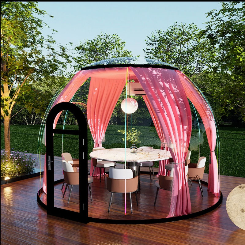 House Transparent Camping Hotel Prefabricated Dome for Camping Bubble House