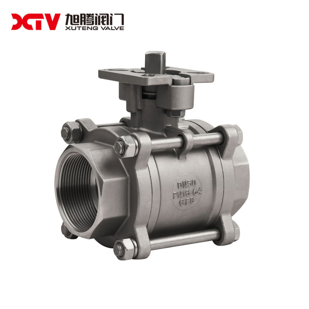 Three-Piece Threaded/Butt Welded High Platform Ball Valve