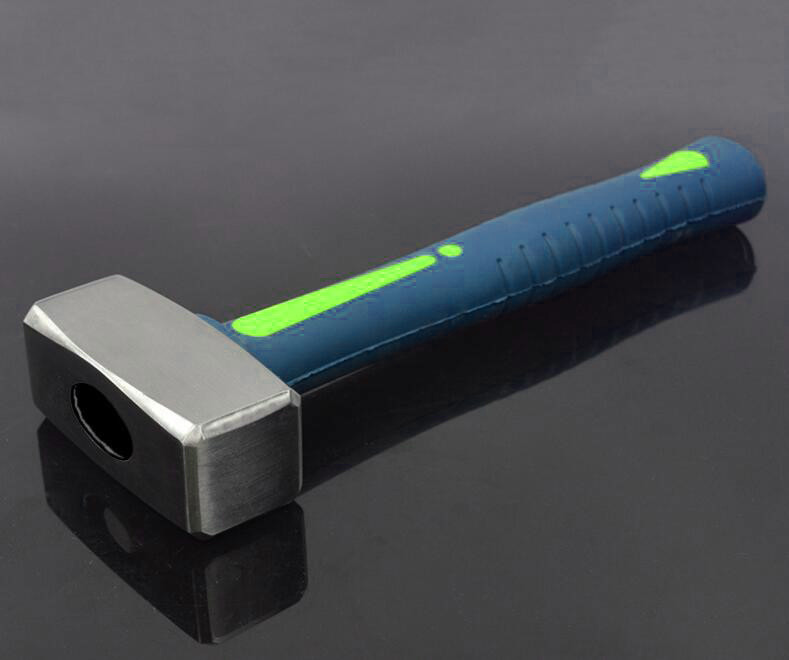 Stoning Hammer (XL0065), grade A polishing surface, TPR handle, durable and good price hand construction tools