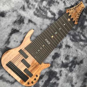 Quality Grand 17 strings bass guitar mahogany body neck rosewood fingerboard wireless inlay logo and shape can be customized wholesale