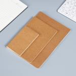 Gift Custom Soft Cover Kraft Paper Notebook A5 B5 B6 Size Sew Binding Brown Note