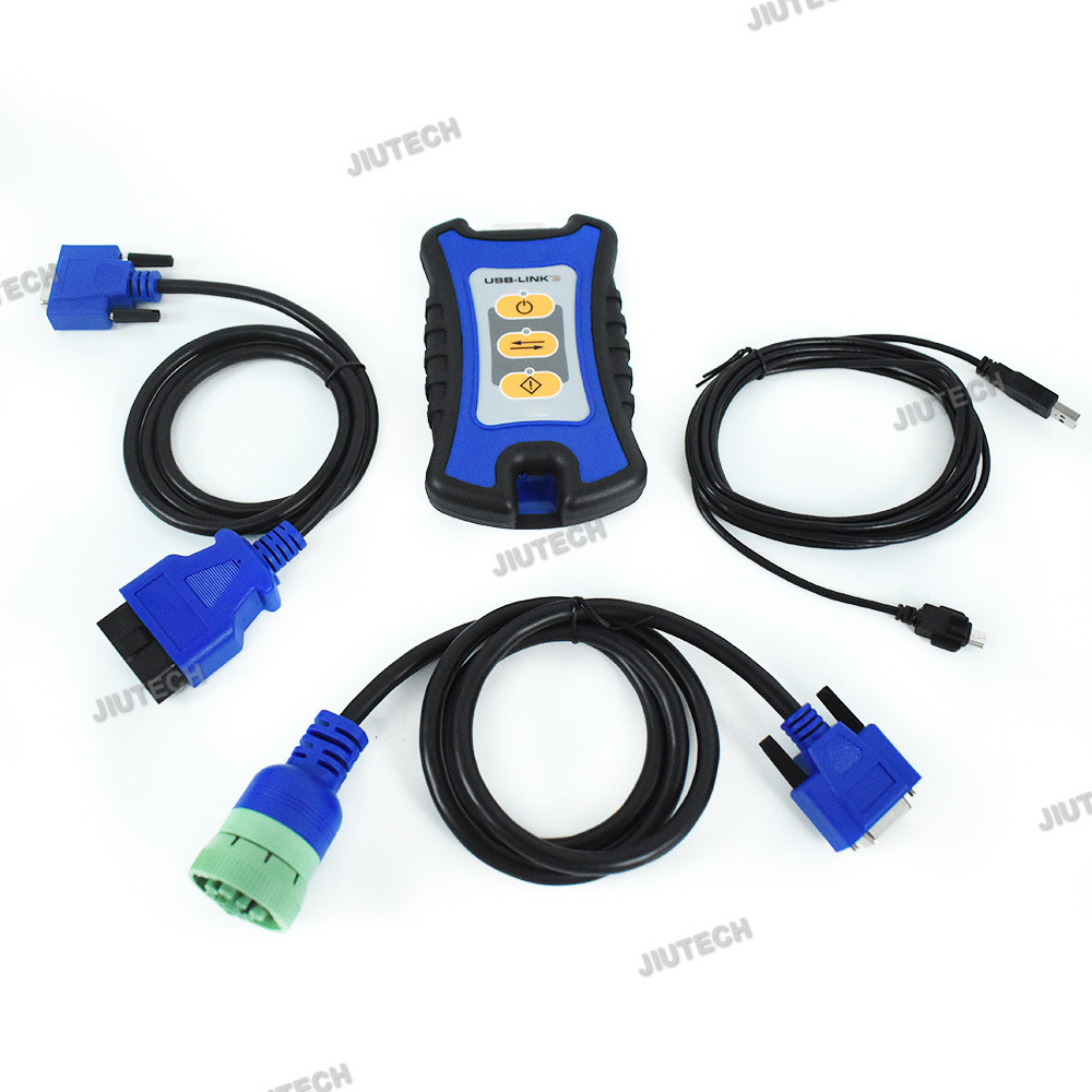 For NEXIQ-3 USB Link 125032 USB for Detroit for vocom Heavy Duty Truck Scanners USB Link+Getac F110 tablet Ready to use