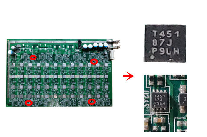 Tmp451 BTC Asics Application Specific Integrated Circuits Antminer Hash Board Temperature Sensor