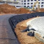 6m Width Fiberglass Plastic Geogrid For Soil Reinforcement