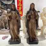 Life Size Virgin Mary Bronze Statue Sculpture Religious Statues Catholic