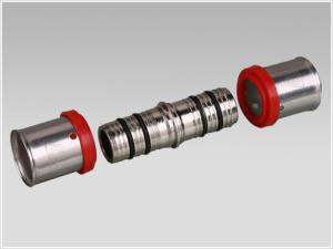 Quality press fitting equal coupling for PEX-AL-PEX pipe wholesale
