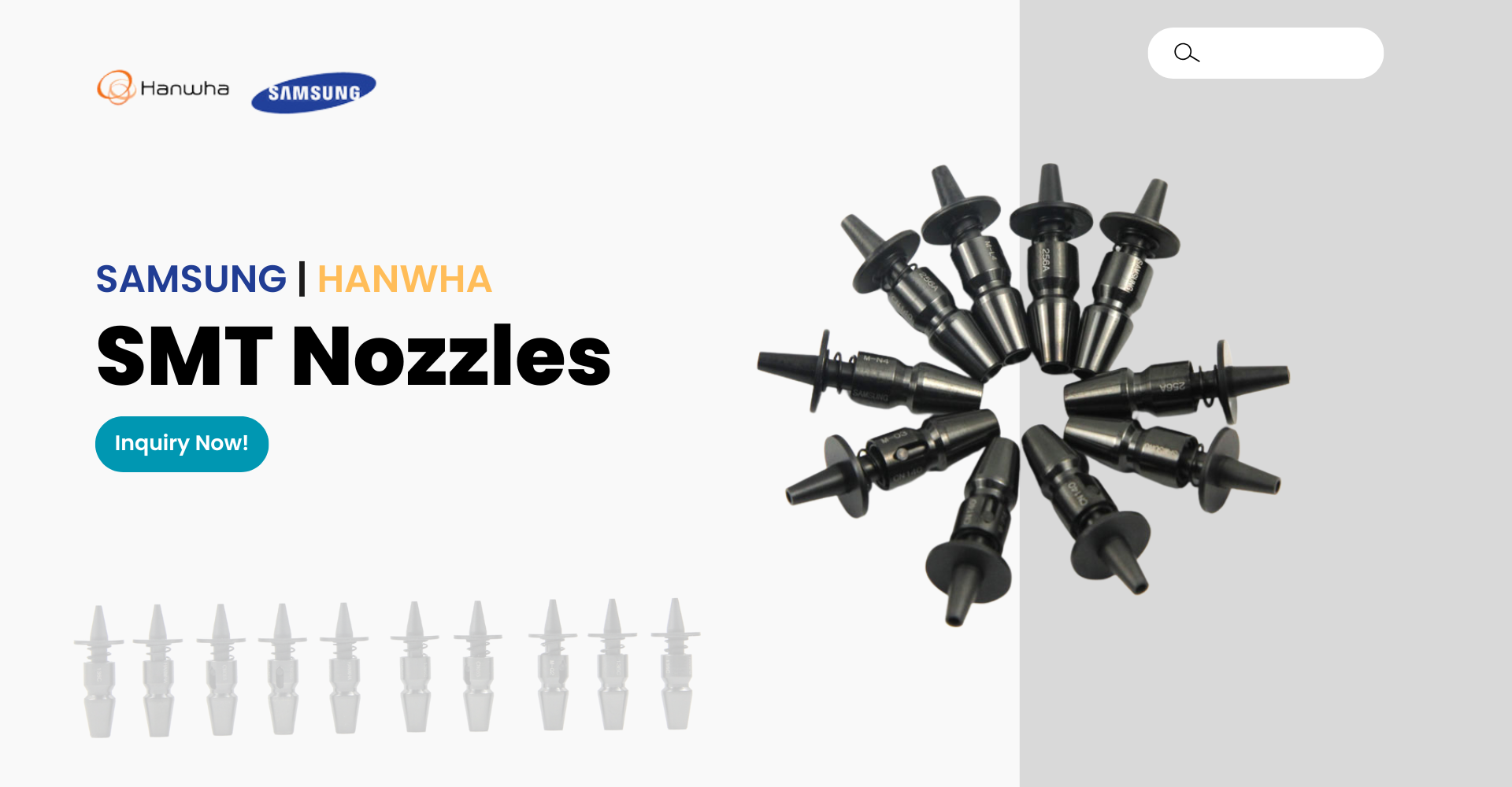 CN040 SAMSUNG Nozzle J9055134C Smt Nozzle Types Parts Precise