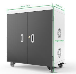 Quality Library 36 Slots Lockable Tablet Charging Cabinet Station CE FCC wholesale