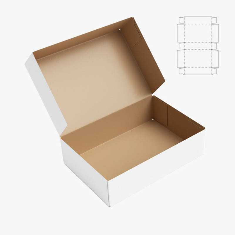 Matt Lamination PMS Corrugated Paper Packaging Box Display Airkraft Style