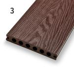 3D Composite Plastic Wood Deck Boards Leak Proof Composite Decking