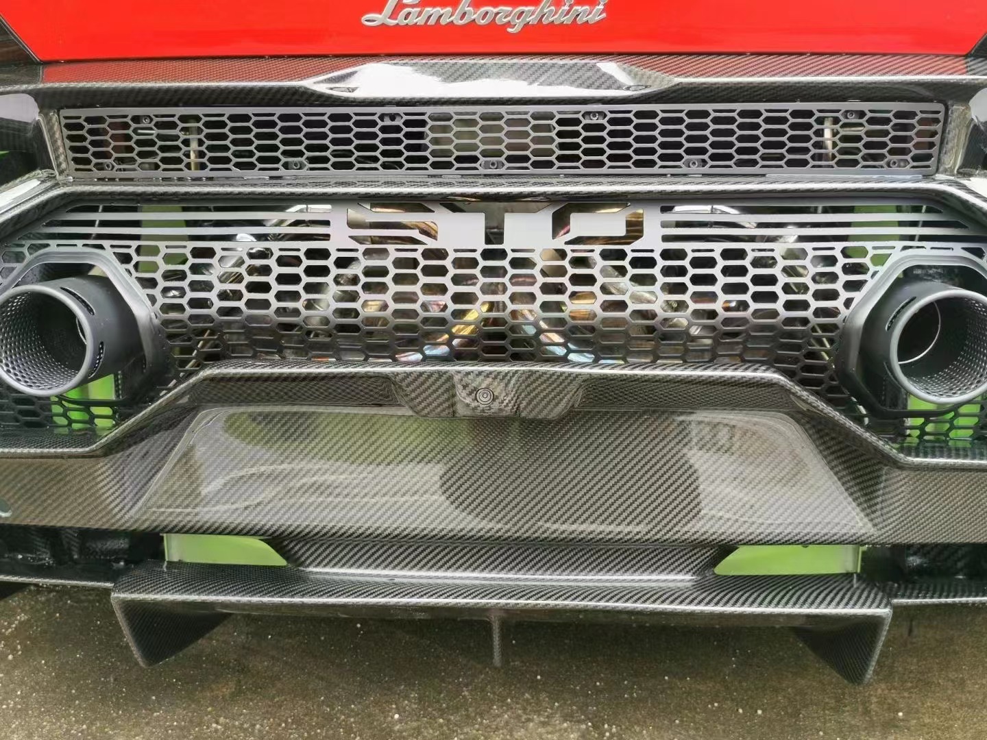 STP Carbon Fiber Body Kit for Lamborghini Huracan LP580 LP610 Carbon Fiber Front and Rear Bumper Spoiler Hood