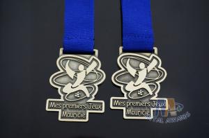 Quality Finisher Metal Zinc Alloy Running Custom Award Medals Cheering Sports Marathon Medallion wholesale