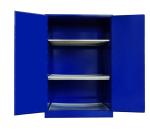 Blue Chemical Liquid Sulfuric Corrosive Storage Cabinet With 2 Doors
