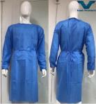 Medical Grade SMS Isolation Gown Tear Resistant Disposable Surgical Gown ANSI