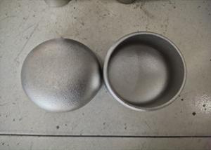 TP304 80 Inch ASME B16.9 Pipe Fittings Cap , Stainless Steel Pipe Caps