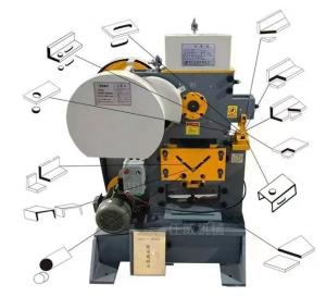 Quality Small Combined Punching And Shearing Machine For Round Steel Angle Steel Channel Steel wholesale