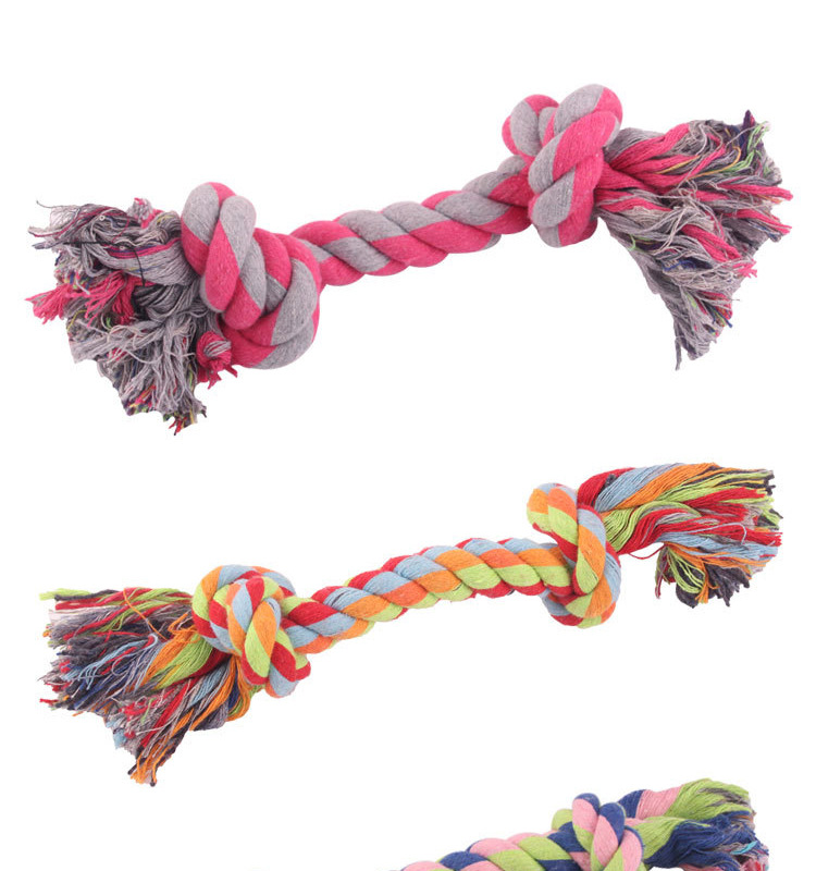 Pet Toy Hand-woven Set Chew Interactive Chew Cotton Dog Rope Toys Small Animals