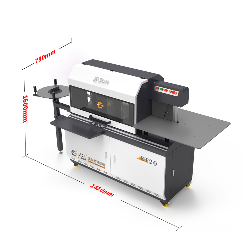EJON ET20 Multifunction Trimcap Strip Custom Iron Sign Machine for Signage Production