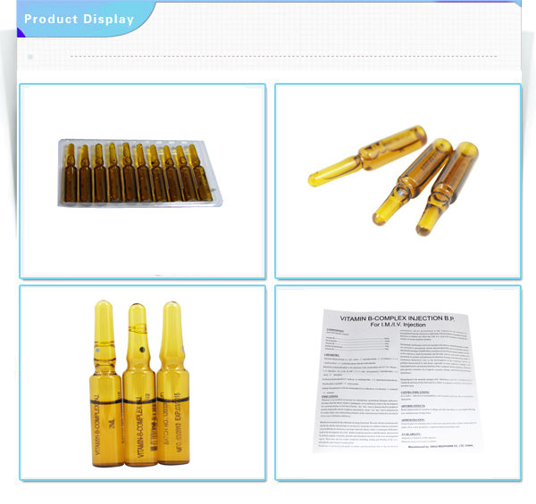 VITAMIN B COMPLEX 2ML, 3ML, 10ML GMP medicine, BP/USP