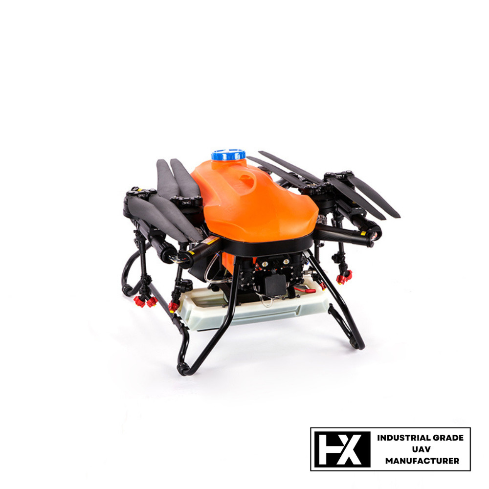4 Axis 4 Rotor Agriculture UAV Drone Sprayer HXF16 4~6m Spray 45min Time HXF16