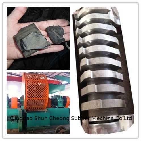 Tire Recycling Equipment / Tire Shredder Machine For Waste Car Tire ZPS-900