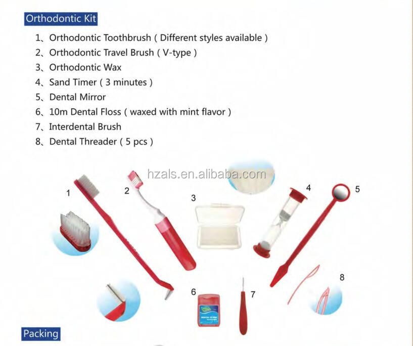 Oral Care Ortho Floss Picks with MFDS Safety Standard and Flass/Floss Sticks