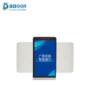 Quality Retractable SS304 Pedestrian Security Gate Rfid Card Reader wholesale